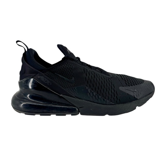 Nike Air Max 270 Black Mesh Sneakers Men's Size Running Shoes